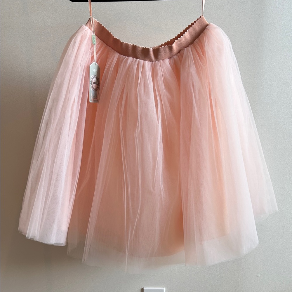 Elegant Pink Tulle Skirt, new with tag